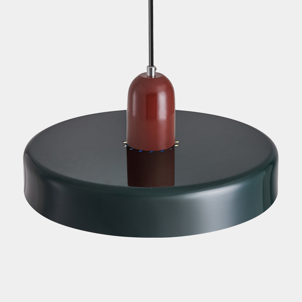 Pendant lamp - Modern design lamp in colorful iron for the dining table, kitchen, or living room.