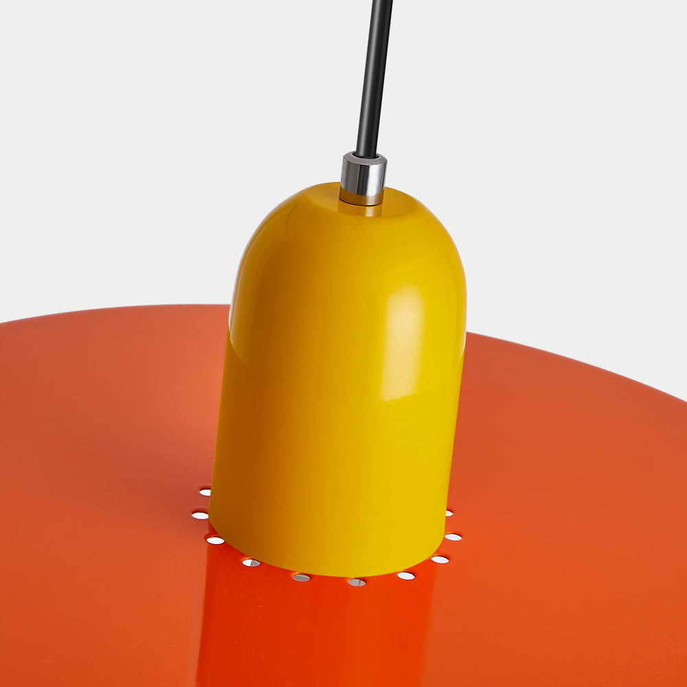 Pendant lamp - Modern design lamp in colorful iron for the dining table, kitchen, or living room.