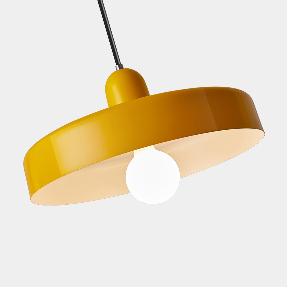 Pendant lamp - Modern design lamp in colorful iron for the dining table, kitchen, or living room.