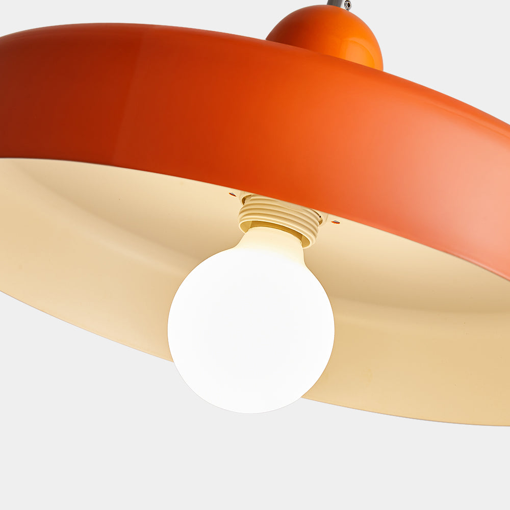 Pendant lamp - Modern design lamp in colorful iron for the dining table, kitchen, or living room.