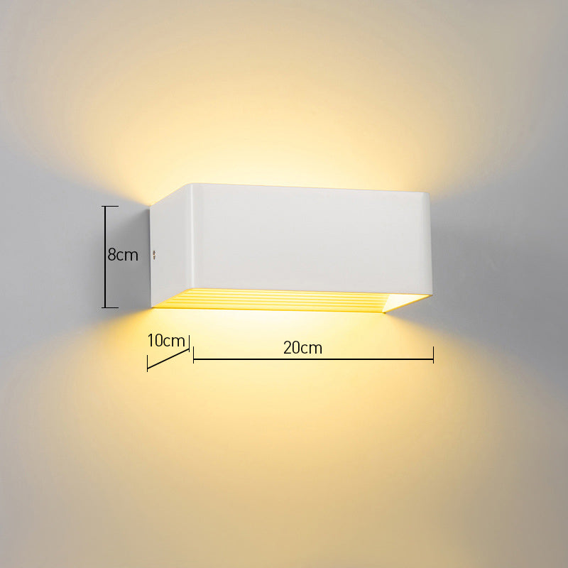 Modern Wall Lamp – Acrylic and Hardware, Stylish Design for Entryway or Bedroom