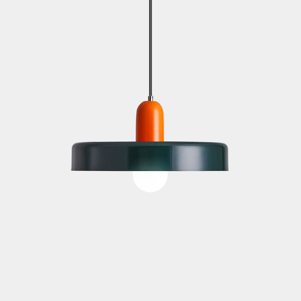 Pendant lamp - Modern design lamp in colorful iron for the dining table, kitchen, or living room.
