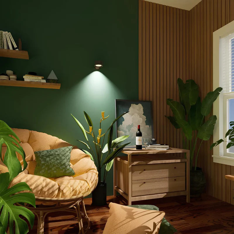 Wireless Wall Lamp – Dimmable and Rechargeable, Minimalist Design for Living Room or Bedroom