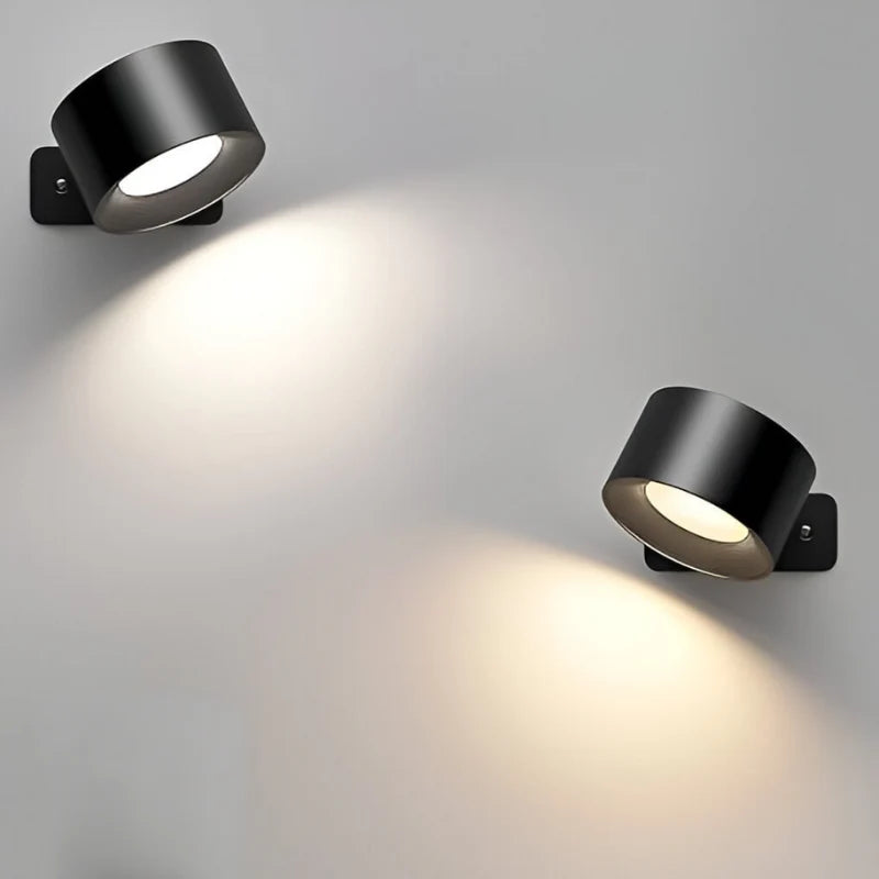 Trådløs Væglampe – Dæmpbar og Opladelig, Minimalistisk Design til Stue eller Soveværelse