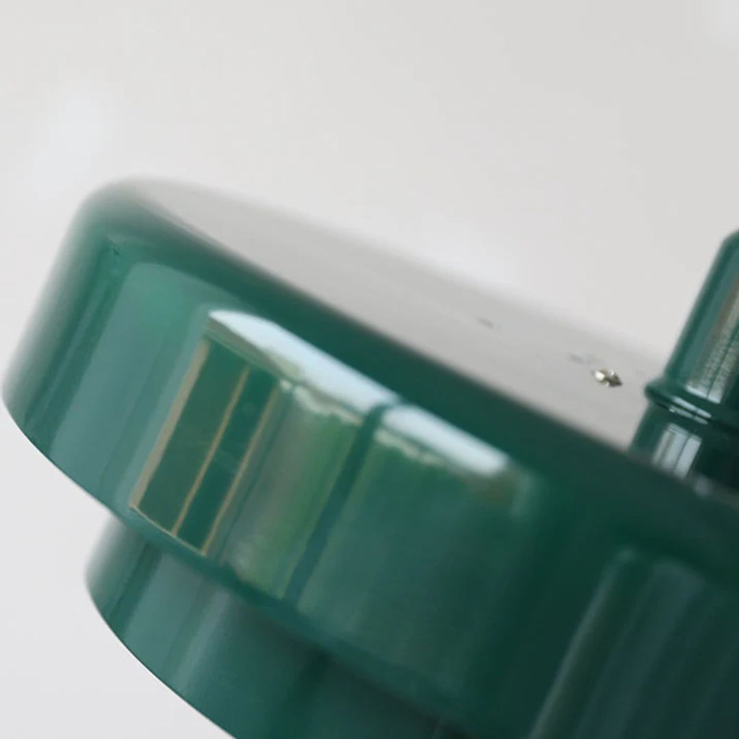 Layered pendant lamp – Modern metal lamp in green, orange or white for dining table or living room.