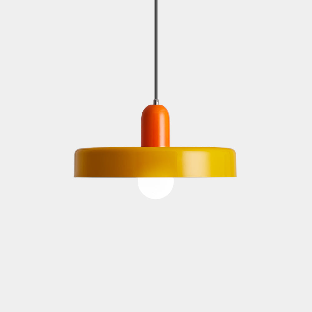 Pendant lamp - Modern design lamp in colorful iron for the dining table, kitchen, or living room.