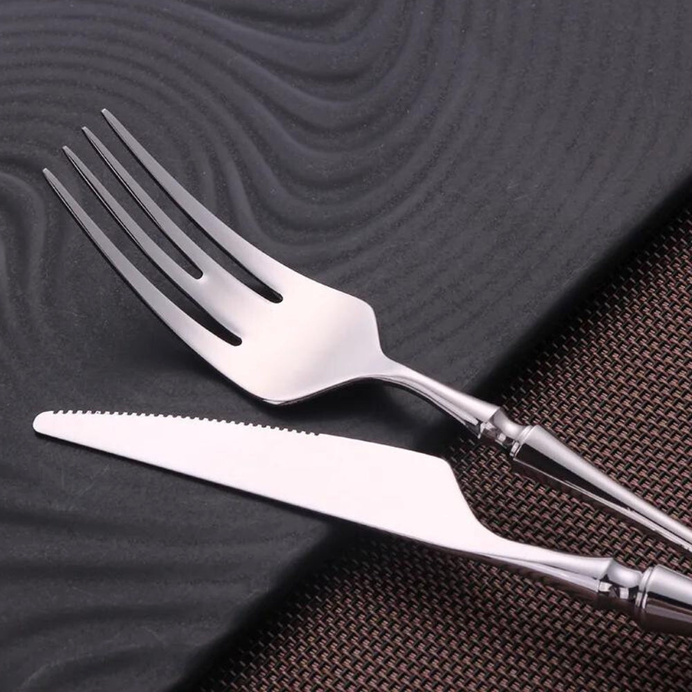 Stainless Steel Cutlery Set – Elegant, Ergonomic Design for Everyday Use or Special Occasions