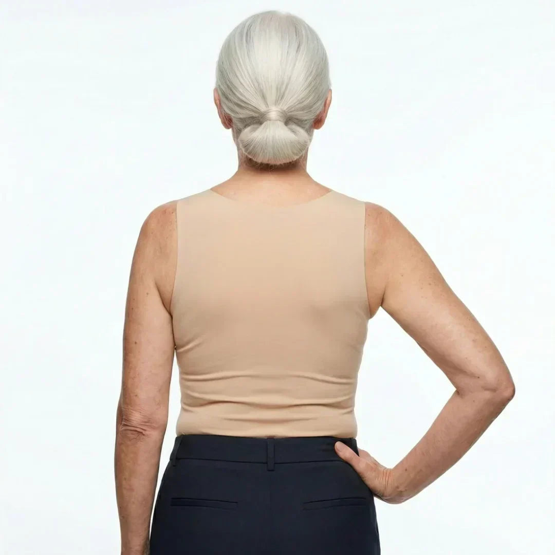 Dame Tanktop med Indbygget Bh - Blødt Jersey