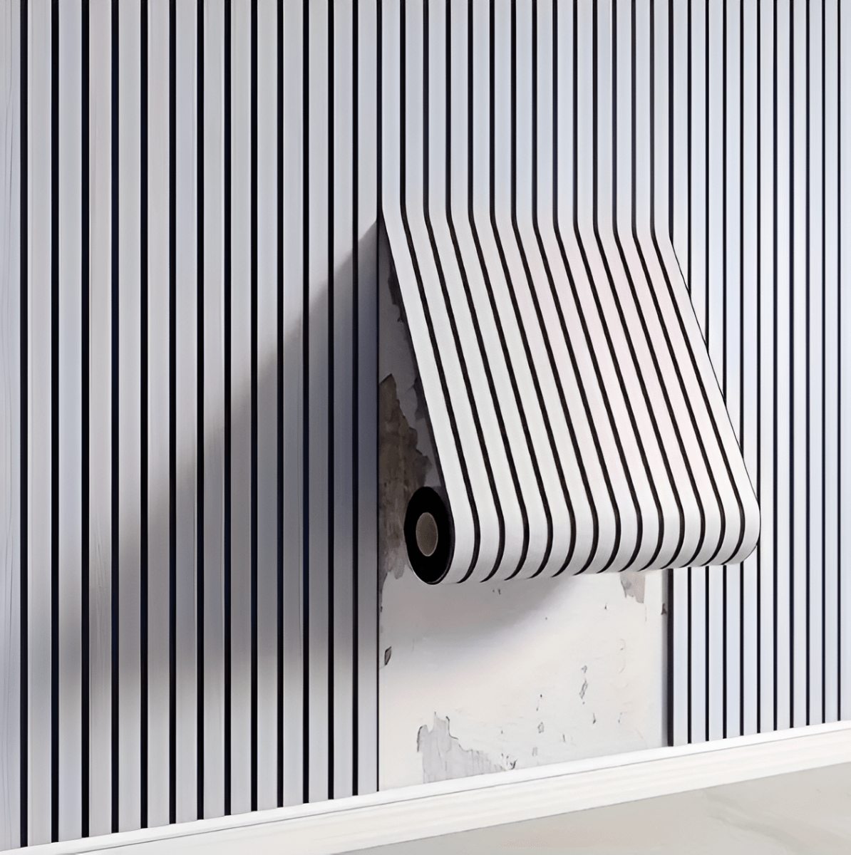 3D Wall Panel – Wood Look, Self-Adhesive Design for Bedroom or Living Room Decoration