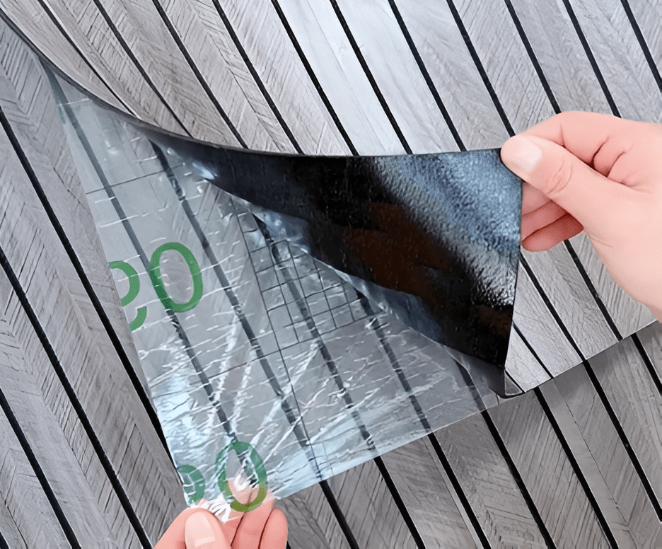 3D Wall Panel – Wood Look, Self-Adhesive Design for Bedroom or Living Room Decoration