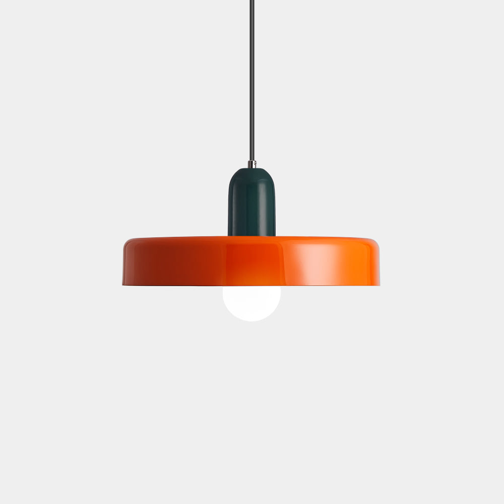 Pendant lamp - Modern design lamp in colorful iron for the dining table, kitchen, or living room.