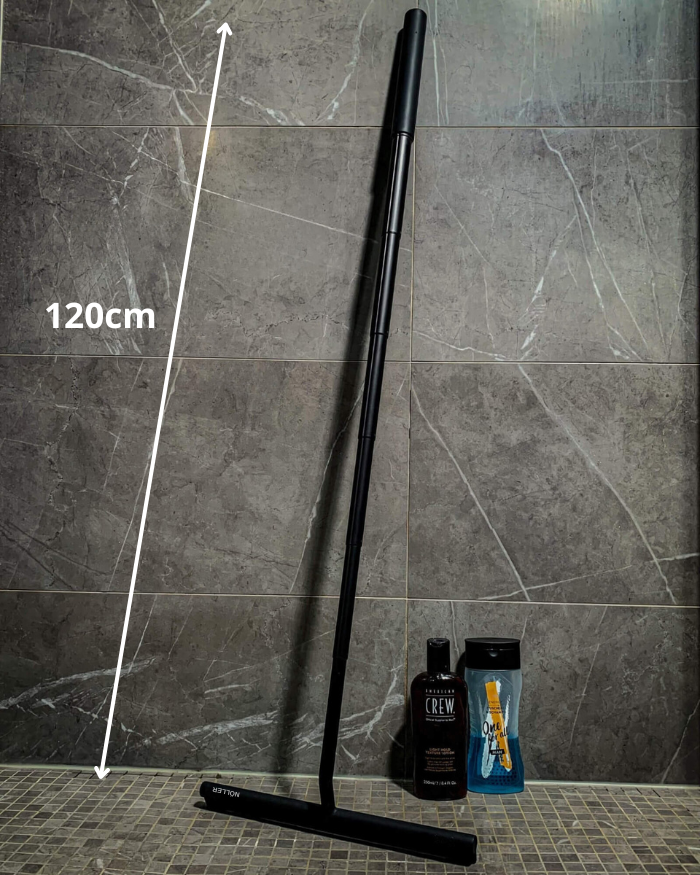 Telescopic Shower Washer – Aluminium and Silicone, Stylish Design for the Bathroom without Bending