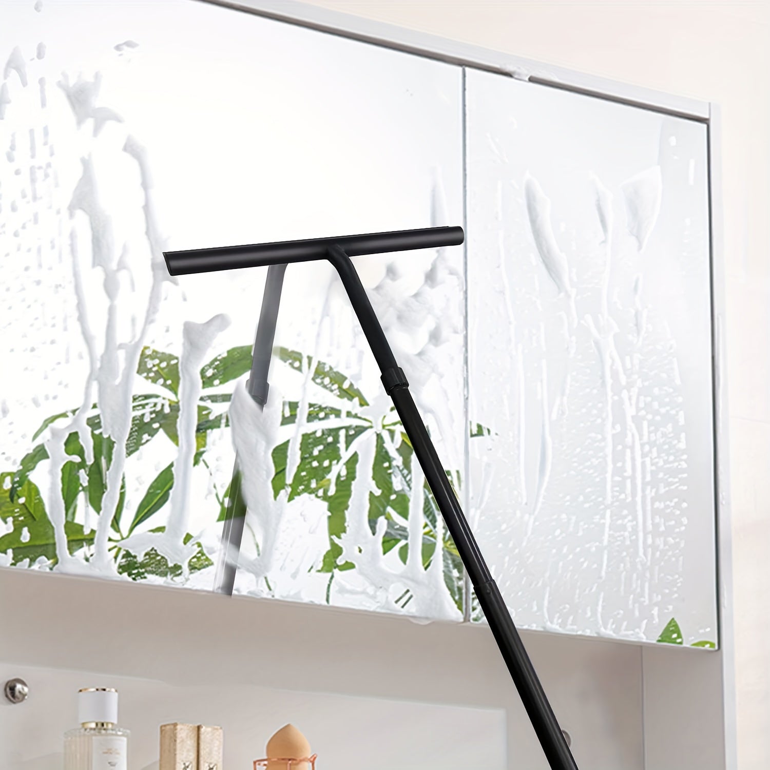 Telescopic Shower Washer – Aluminium and Silicone, Stylish Design for the Bathroom without Bending