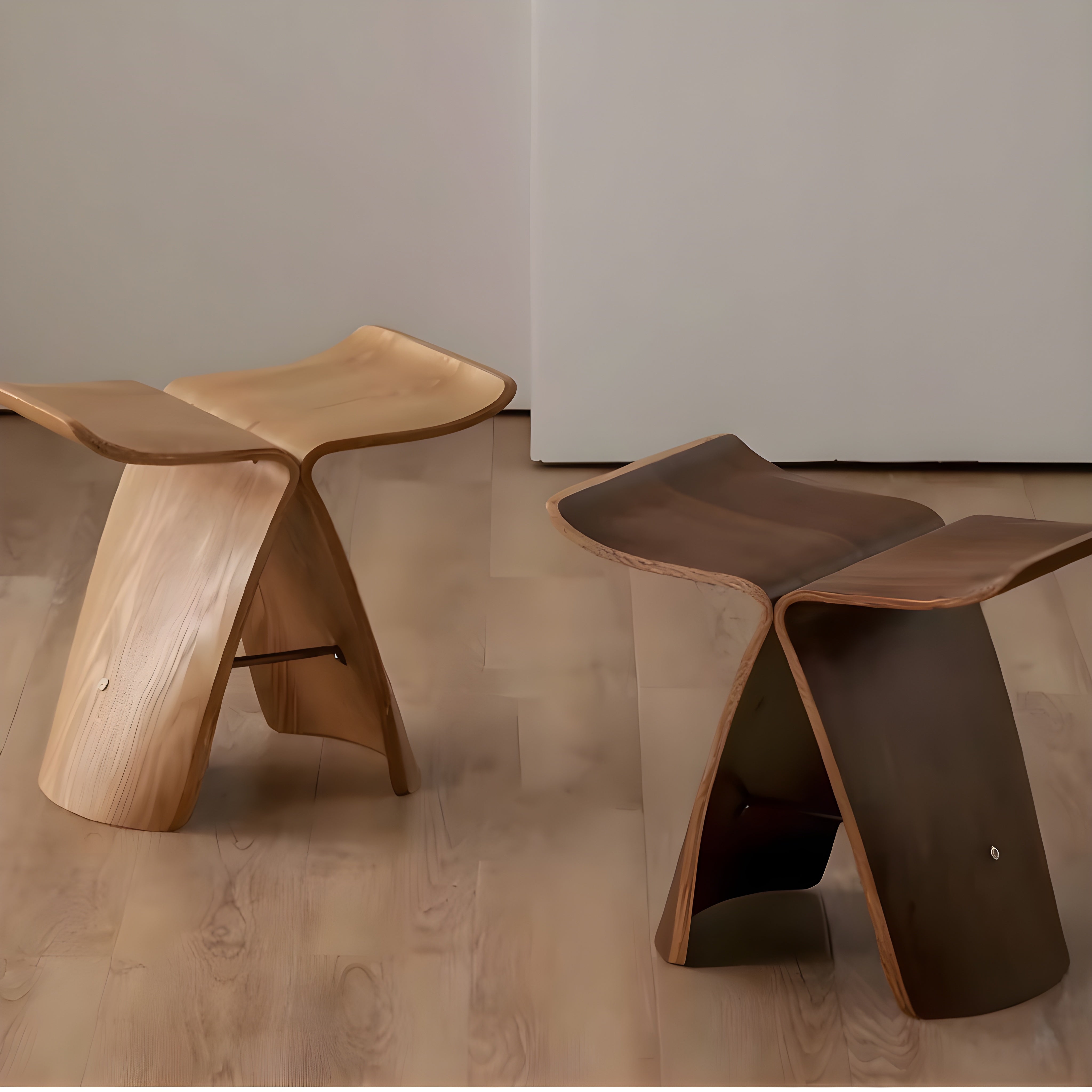 Wooden Bench – Natural Solid Wood, Minimalist Design for Dining Room or Entryway