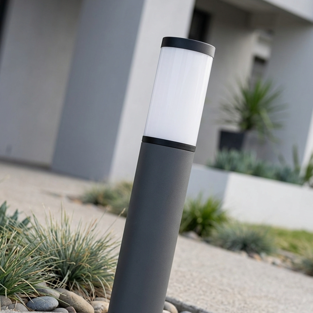 Havelamper med Solceller 2 stk. – Sorte LED Standerlamper til Udendørs Brug