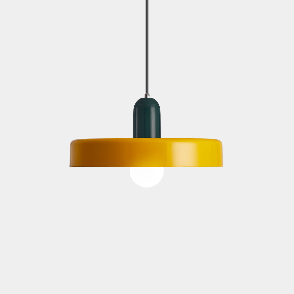 Pendant lamp - Modern design lamp in colorful iron for the dining table, kitchen, or living room.