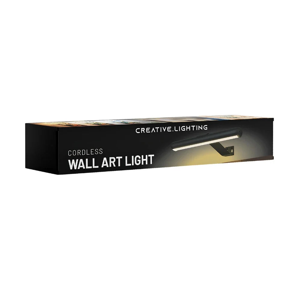 Wireless Wall Lamp – Aluminum, Modern Design with Dimmable Lighting for Artwork and Decor