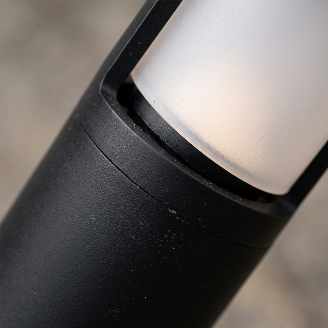Havelamper med Solceller 2 stk. – Sorte LED Standerlamper til Udendørs Brug