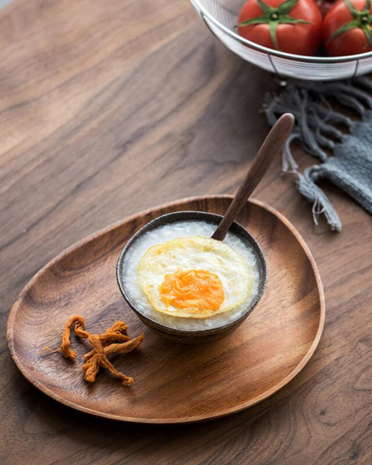 Tree Serving Board Set – Natural Acacia, Rustic Style for Kitchen or Dining Table