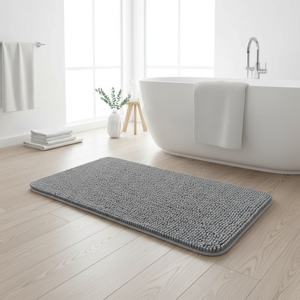 Bath Mat – Soft, Non-Slip and Quick-Drying for Bathroom Decoration