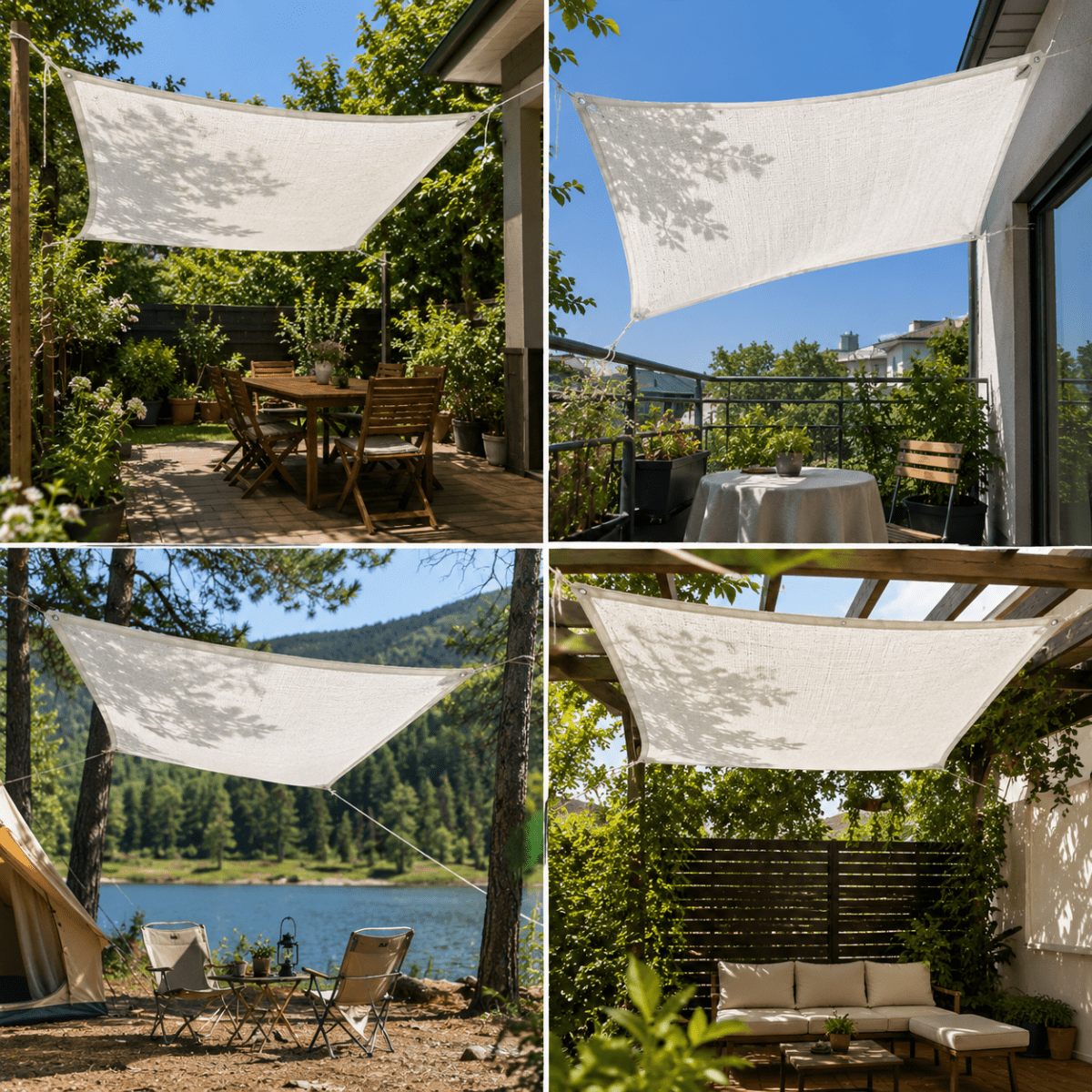 Shade Net for the Patio – HDPE, UV Protection, Ideal for Balconies and Gardens