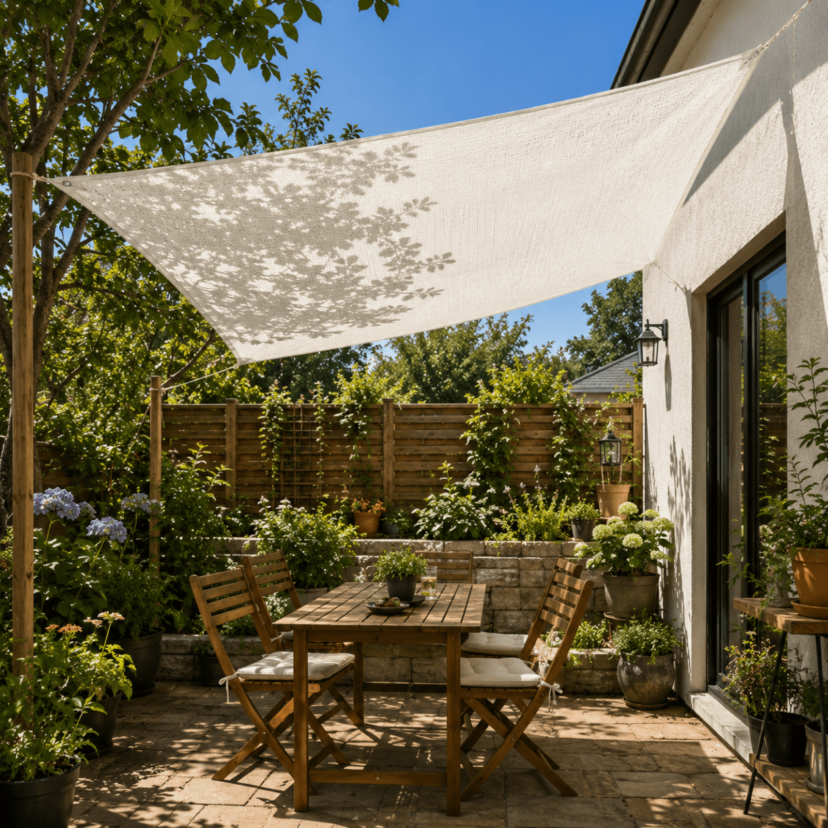 Shade Net for the Patio – HDPE, UV Protection, Ideal for Balconies and Gardens