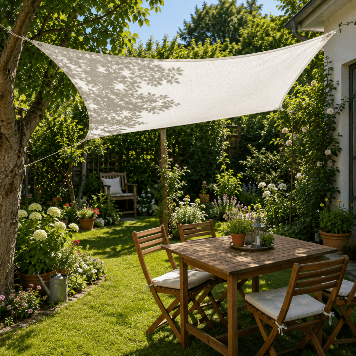 Shade Net for the Patio – HDPE, UV Protection, Ideal for Balconies and Gardens