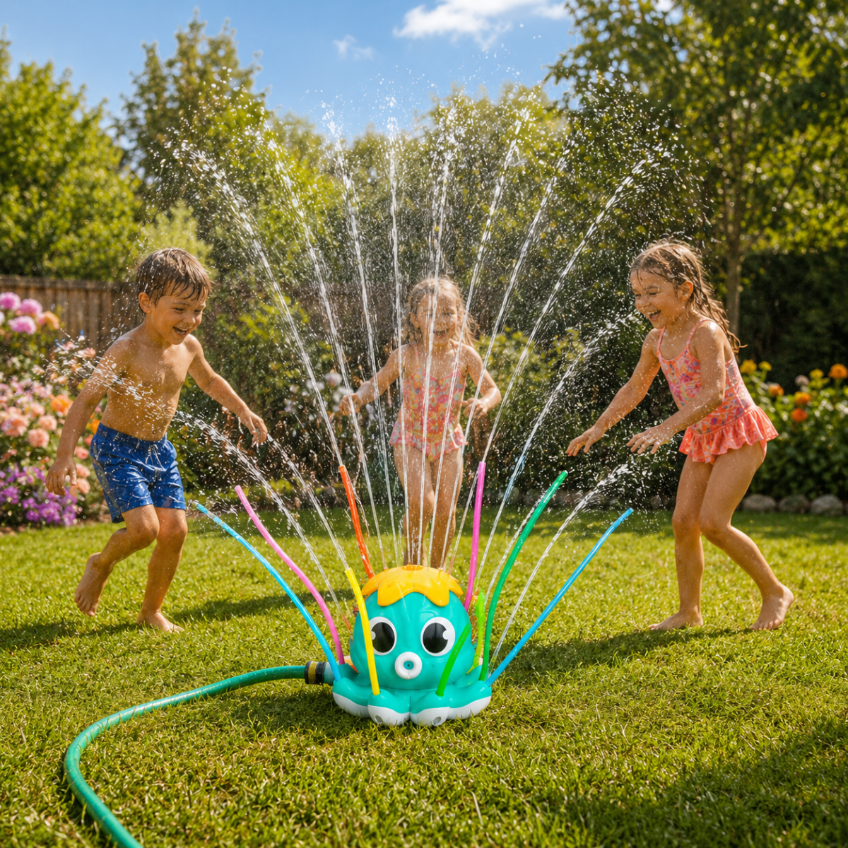 Octopus Water Sprinkler – A Creative Garden Accessory for Refreshing Fun in the Garden