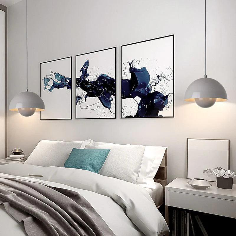 Pendant Lamp – Matte Black, Scandinavian Design for Dining Table or Living Room