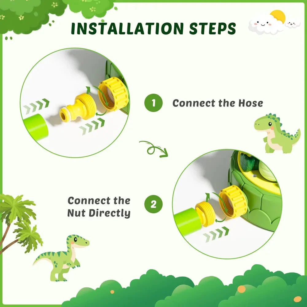 Dinosaur Water Sprinkler – Interactive Garden Toy for Refreshing Summer Fun Outdoors