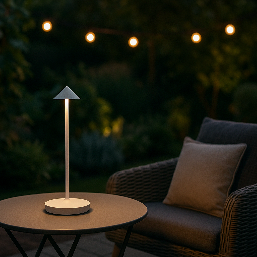 Genopladelig Bordlampe Trådløs - Dæmpbar Touch-lampe Ude og Inde