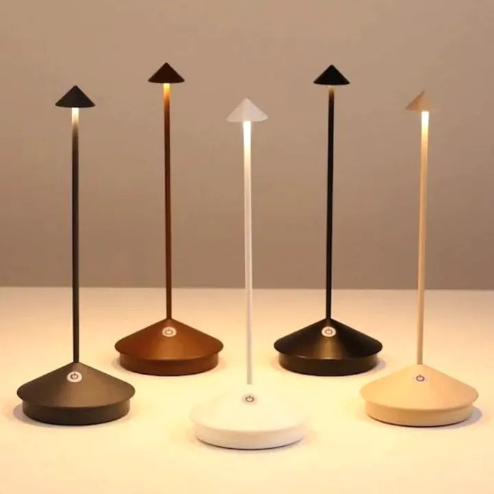 Genopladelig Bordlampe Trådløs - Dæmpbar Touch-lampe Ude og Inde