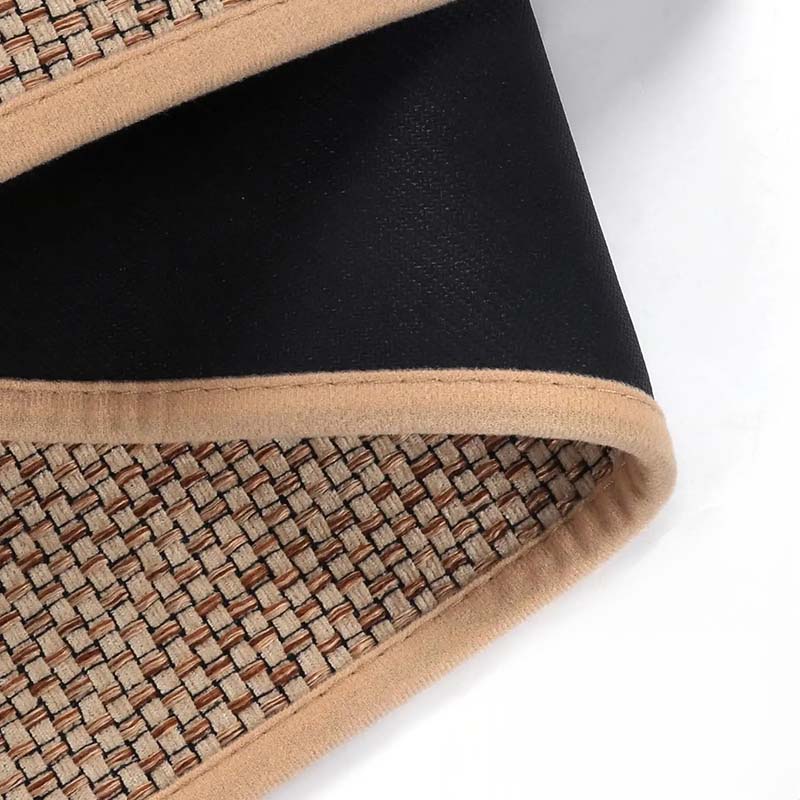 Woven Kitchen Mat – Gray, Scandinavian Design with Non-Slip Rubber Base for Modern Kitchen Decor