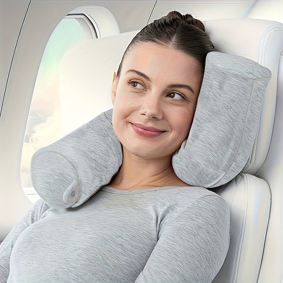 Ergonomisk Rejsekudde – Blødt Memory Foam, Kompakt Design til Behagelig Rejse og Hjemmebrug