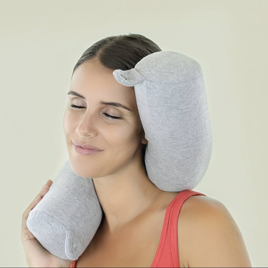 Ergonomisk Rejsekudde – Blødt Memory Foam, Kompakt Design til Behagelig Rejse og Hjemmebrug