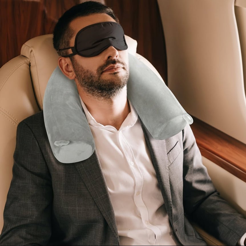 Ergonomisk Rejsekudde – Blødt Memory Foam, Kompakt Design til Behagelig Rejse og Hjemmebrug