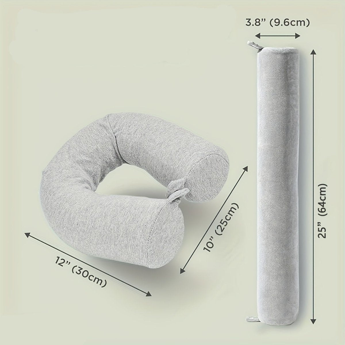 Ergonomisk Rejsekudde – Blødt Memory Foam, Kompakt Design til Behagelig Rejse og Hjemmebrug