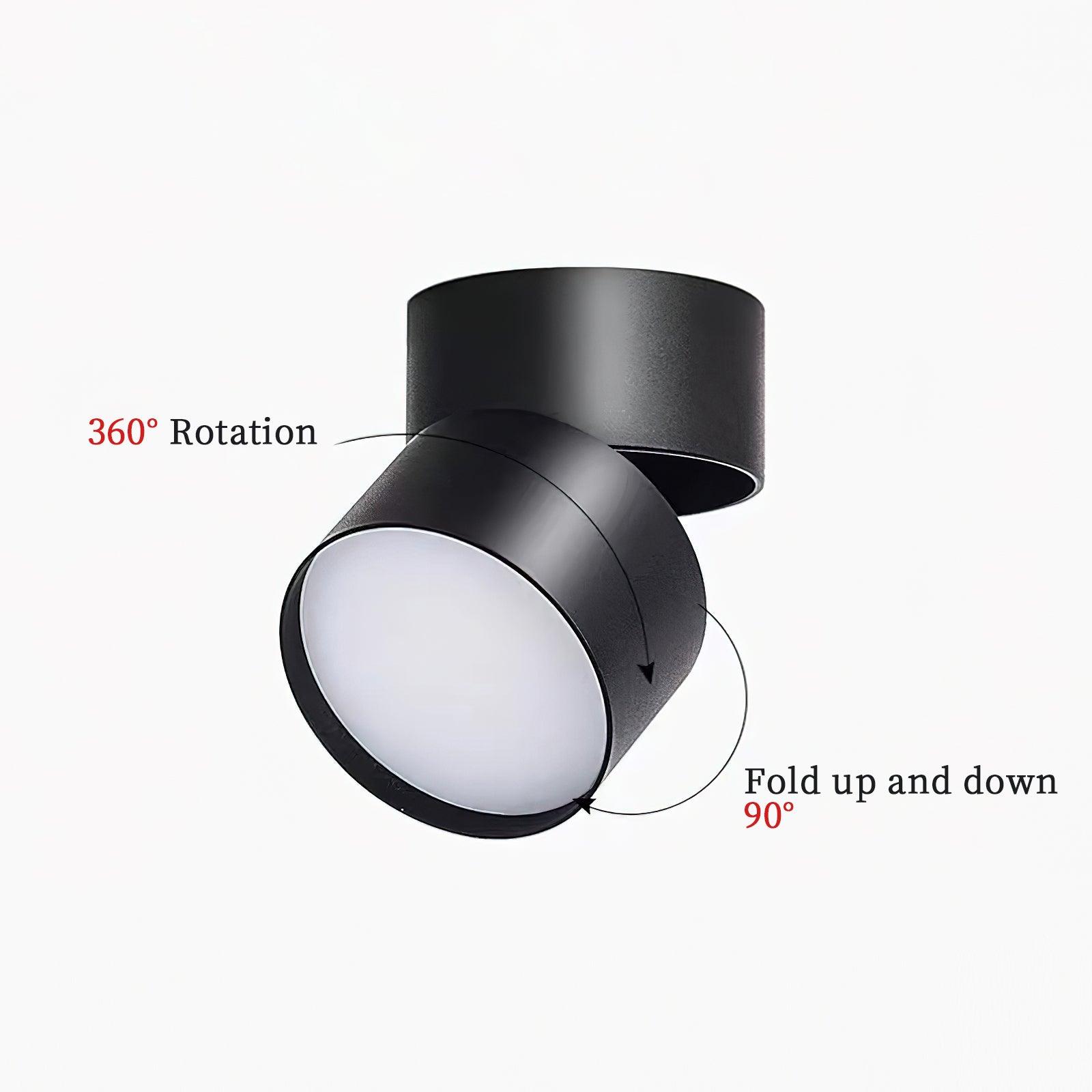 Justerbar LED Spotlight Loftlampe i Skandinavisk Minimalistisk Design