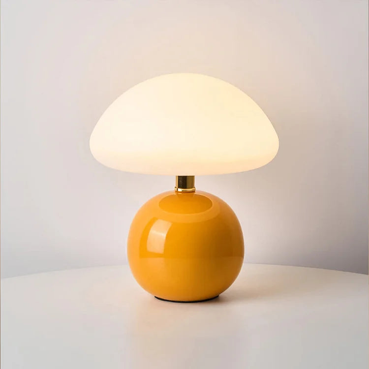 Champignon Bordlampe i Keramik – LED med 3 Lystoner