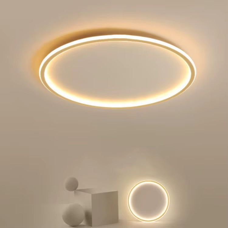LED Attic Lamp – Nordic design, round, black or white for living room or bedroom