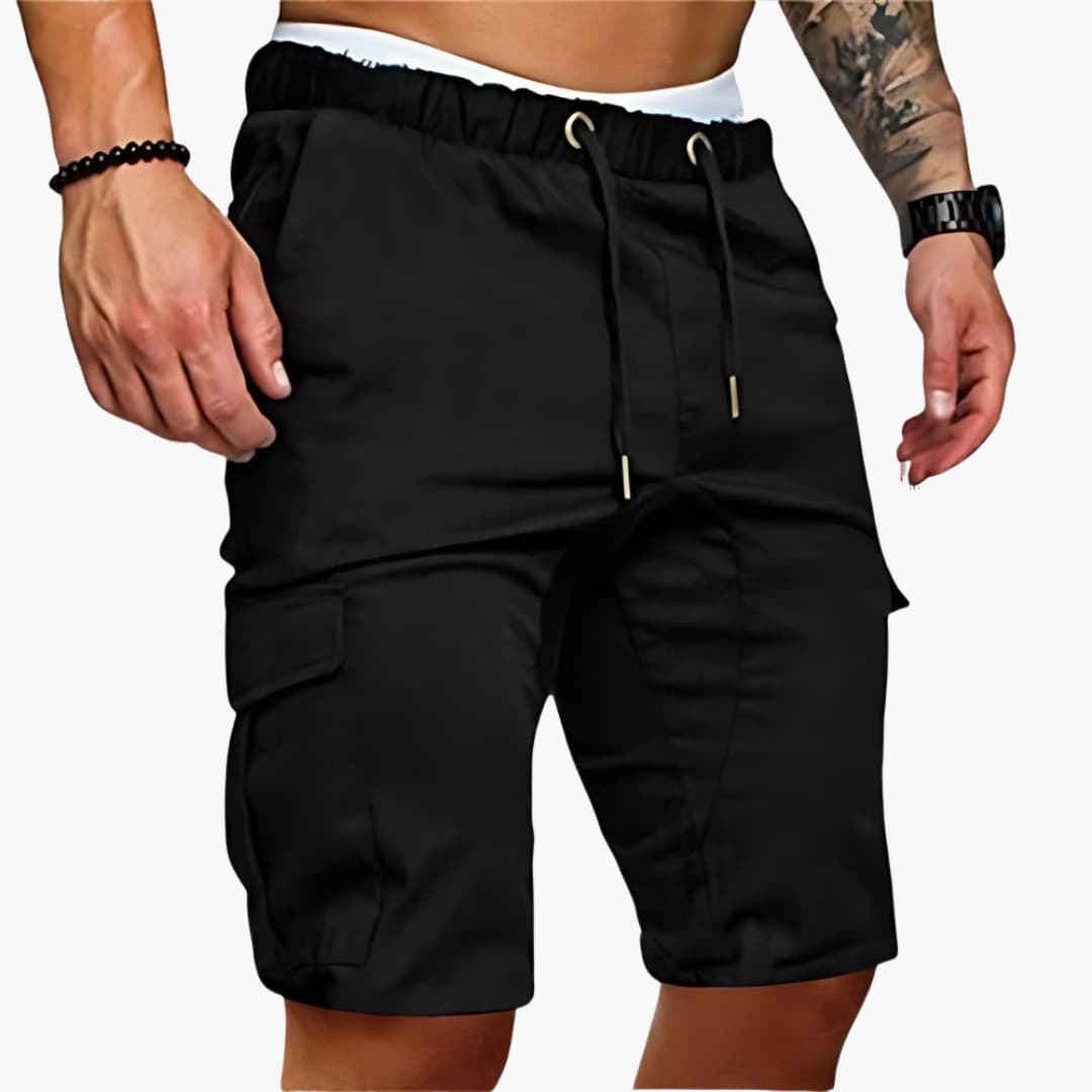 Herre Cargoshorts med Snoretræk og Lommer