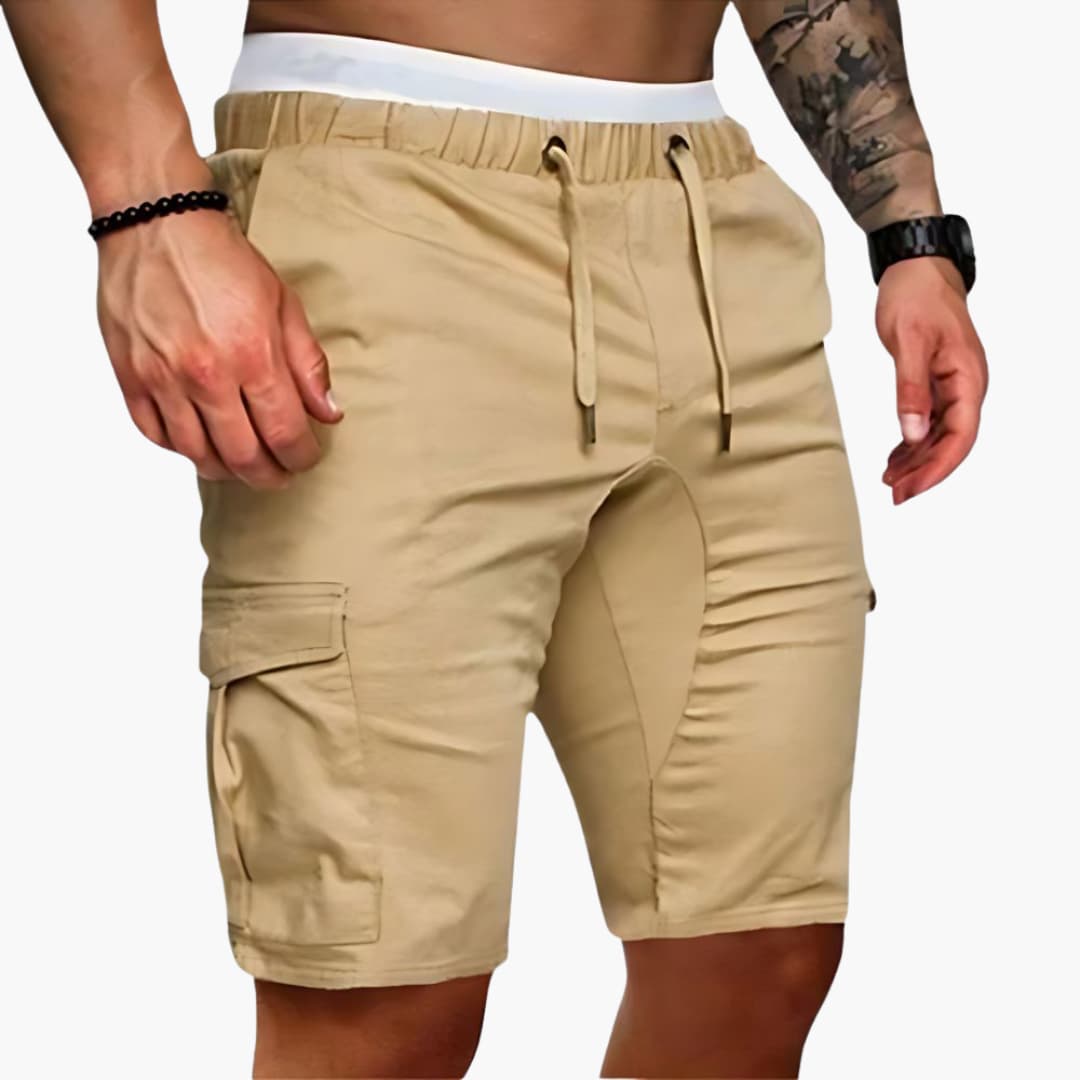 Herre Cargoshorts med Snoretræk og Lommer