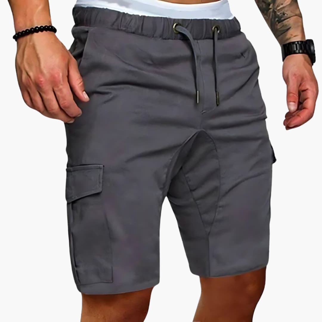 Herre Cargoshorts med Snoretræk og Lommer
