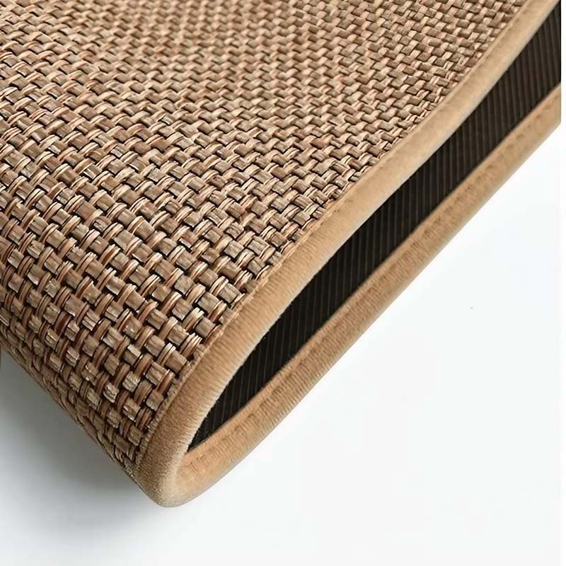 Woven Kitchen Mat – Gray, Scandinavian Design with Non-Slip Rubber Base for Modern Kitchen Decor