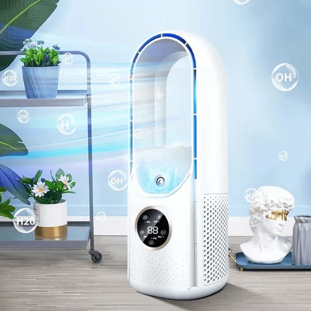 Fanless Air Cooler – Compact and Quiet for the Office or Home Office