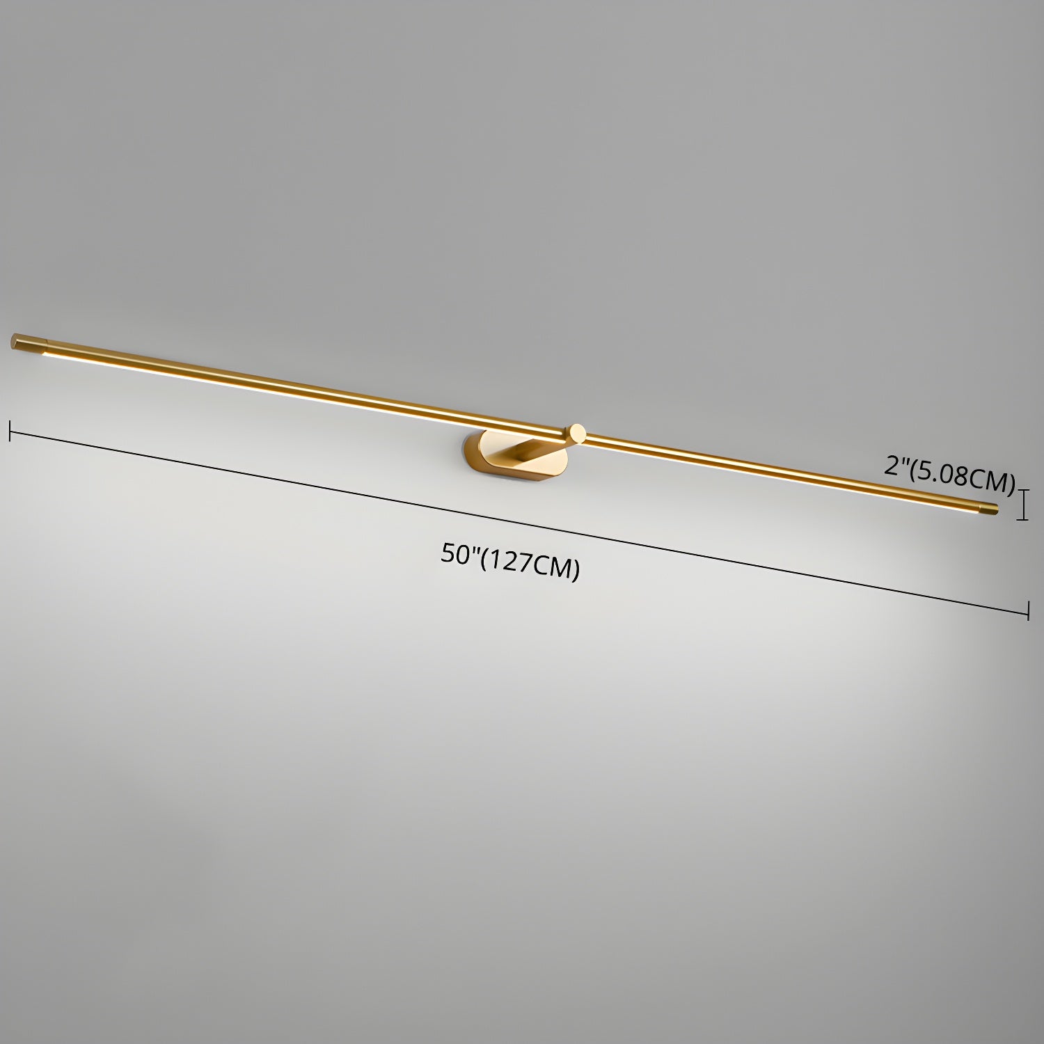 Wireless LED Wall Lamp – Aluminum, Minimalist Design for Living Room, Bedroom, or Office
