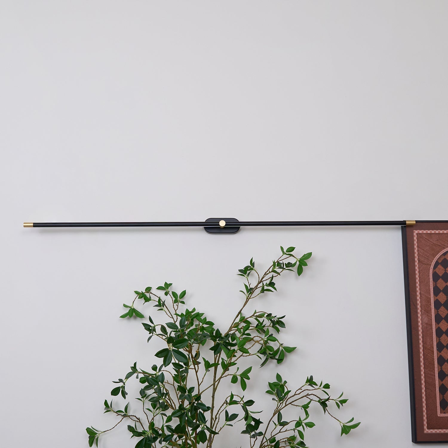 Wireless LED Wall Lamp – Aluminum, Minimalist Design for Living Room, Bedroom, or Office