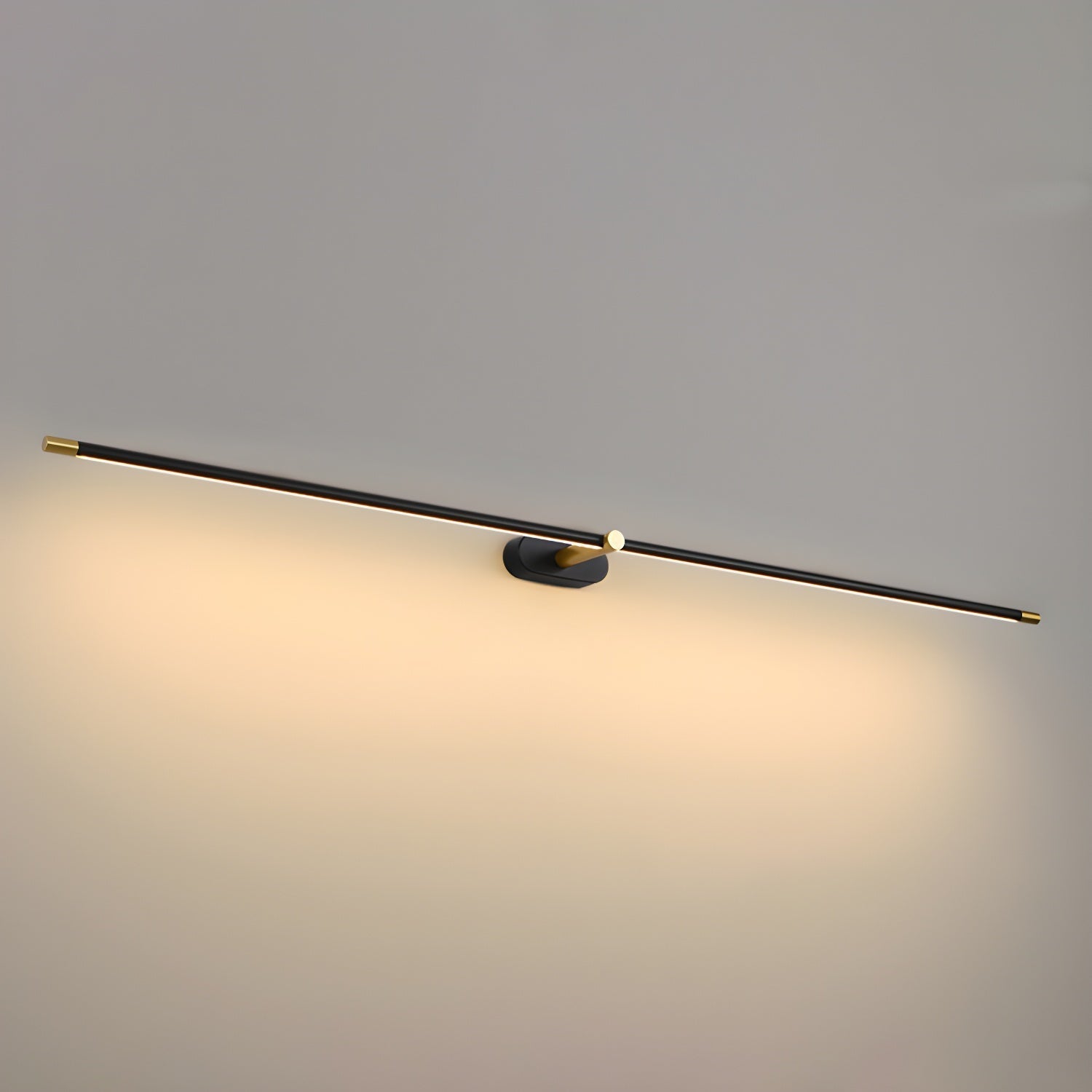 Wireless LED Wall Lamp – Aluminum, Minimalist Design for Living Room, Bedroom, or Office