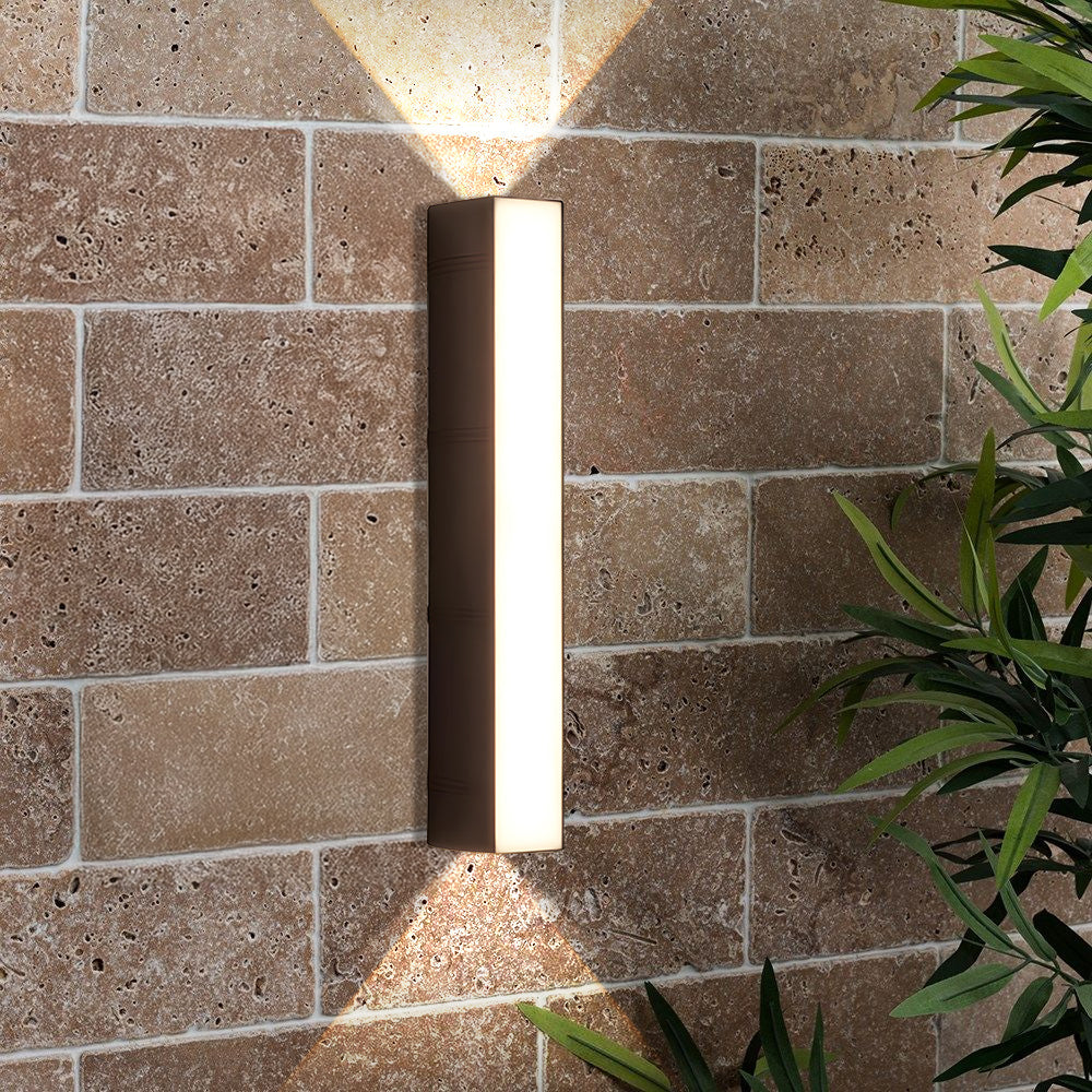 LED wall lamp – Modern, weatherproof design for garden or terrace with strong lighting up to 3000 lumens
