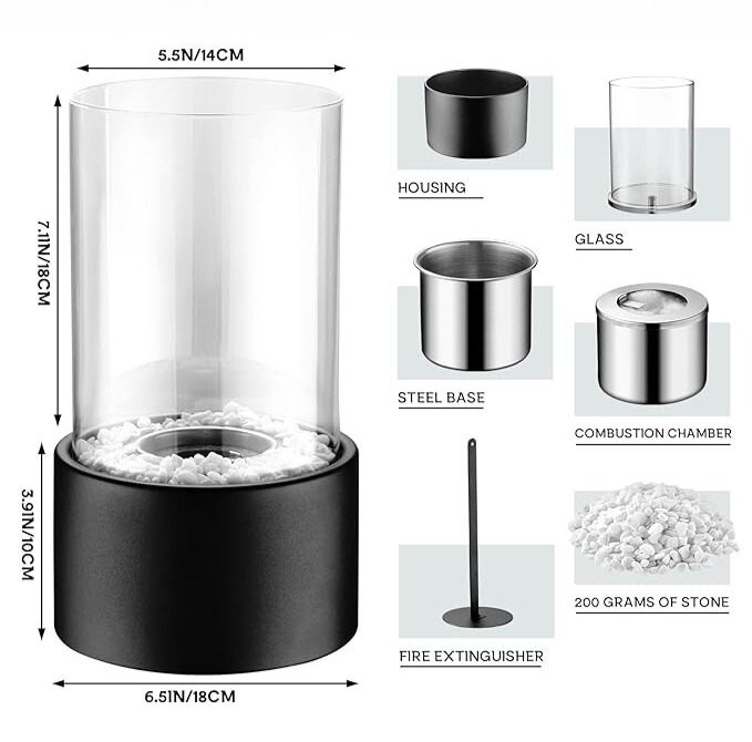 Olie Lampe – Glas og Metal, Elegant Design til Indendørs eller Udendørs Dekoration